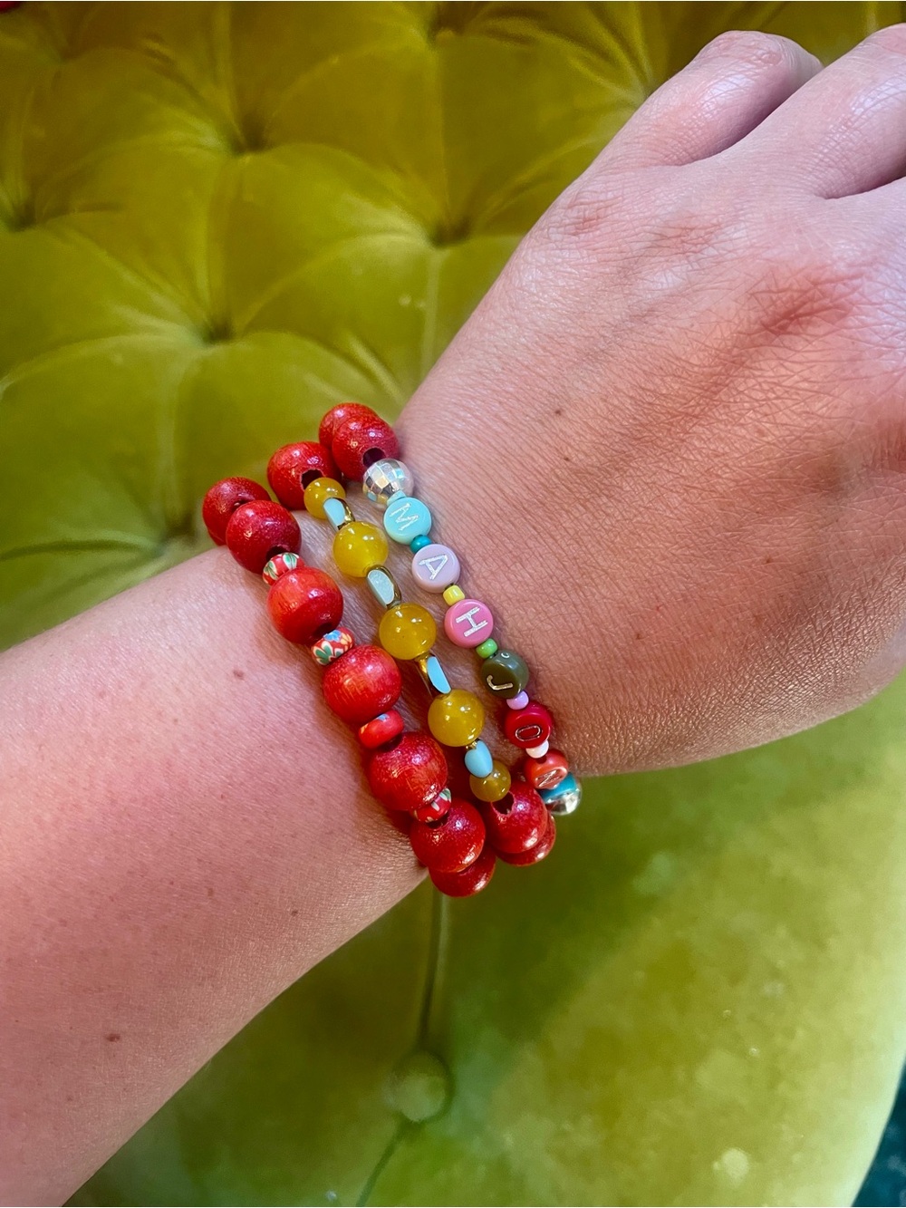Mahjong Bracelet Stack